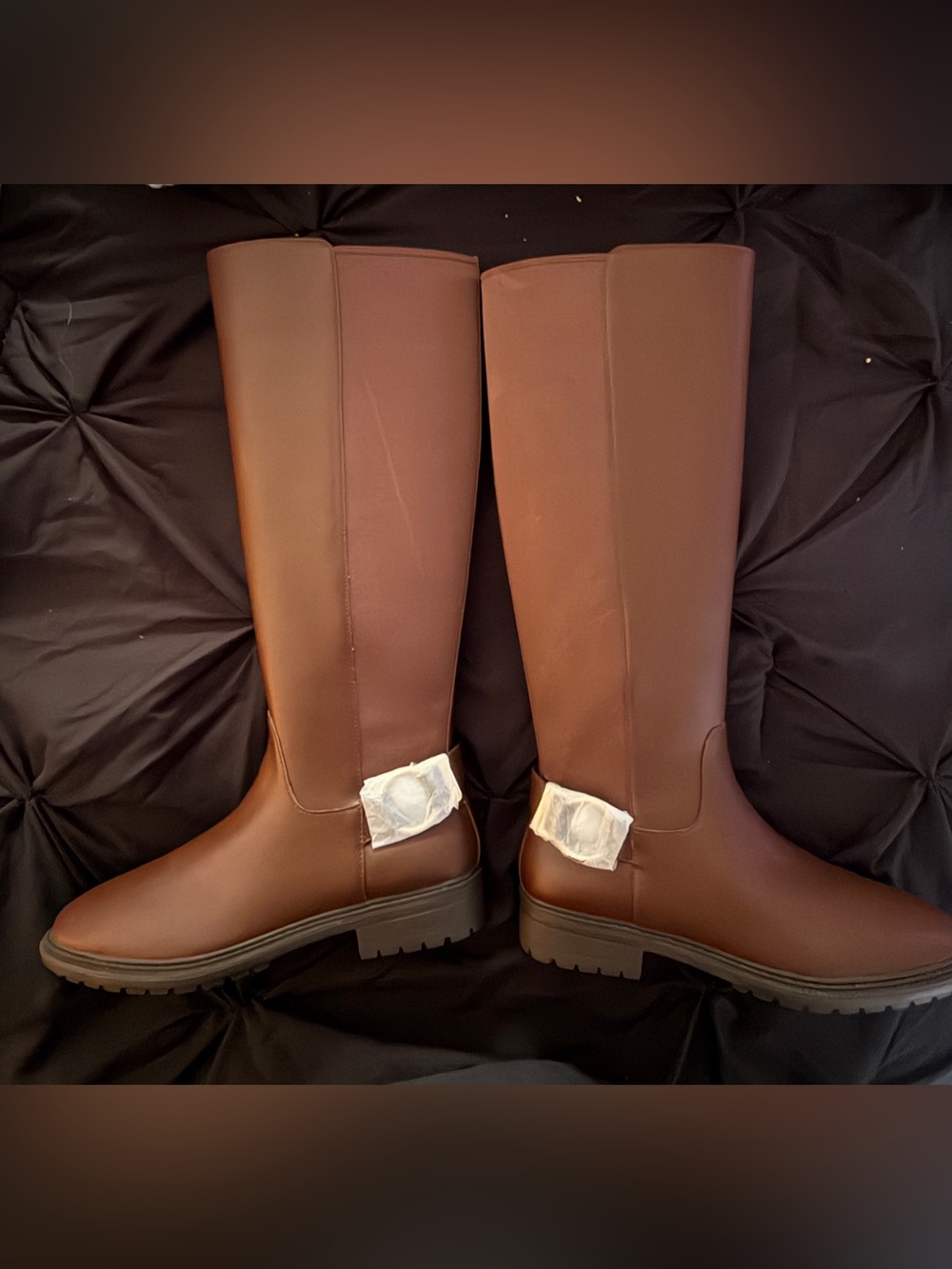Coach Brown Knee-high Riding Boots